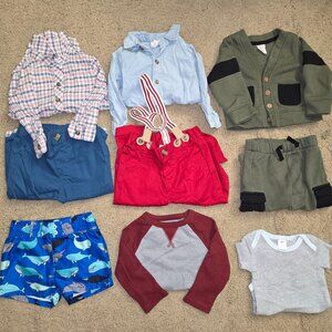 Baby Boy Clothes Size 6-9 Months Bundle of Clothes
